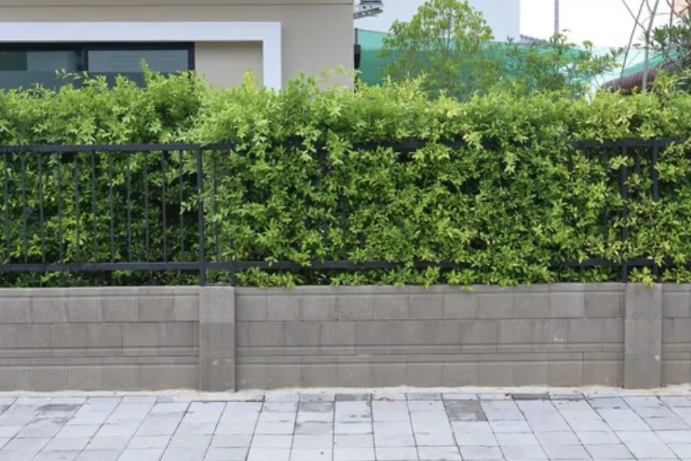 Concrete retaining wall