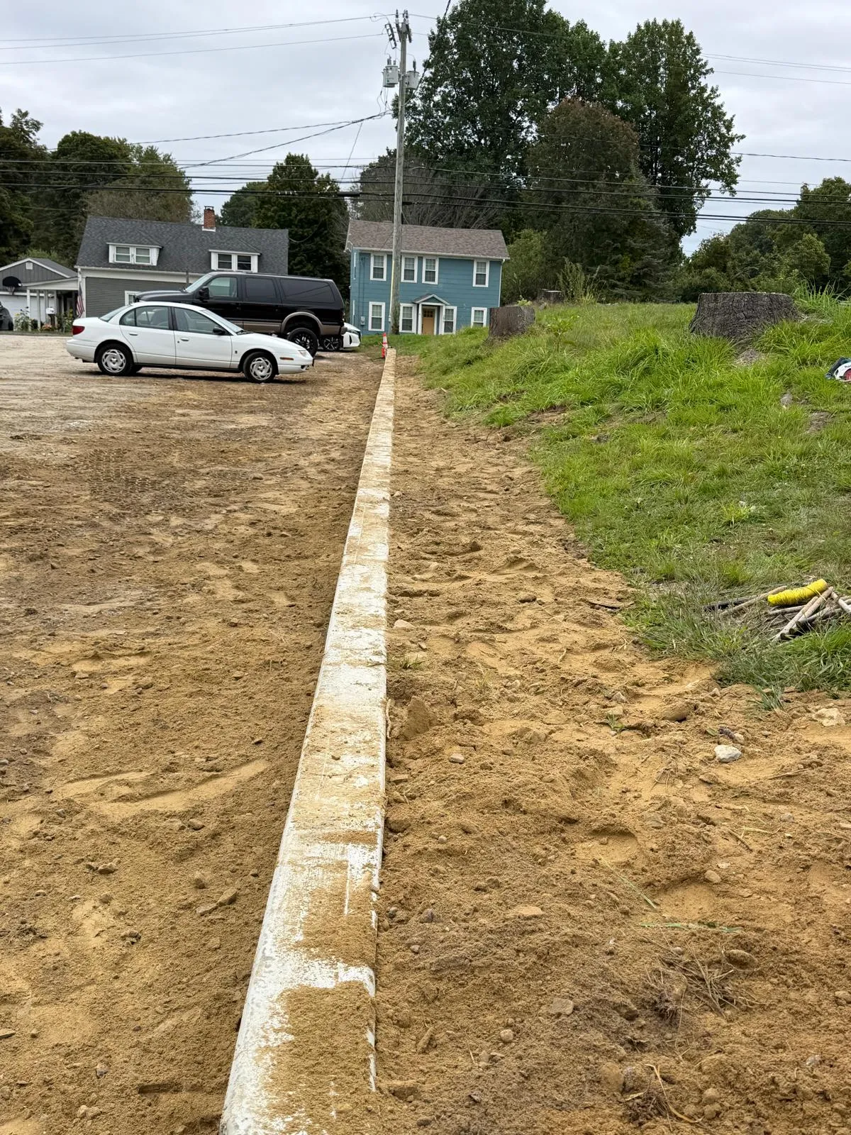 Formwork for a concrete pour